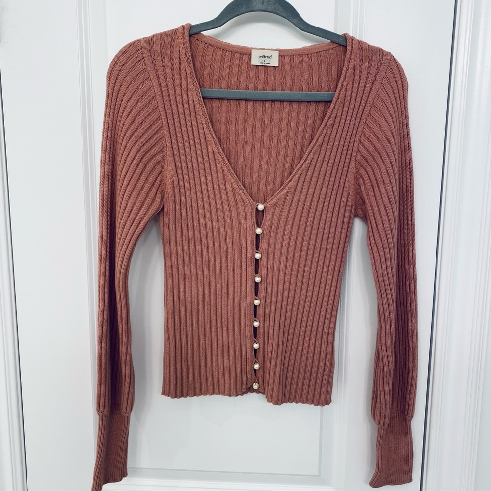 Aritzia Wilfred Pearl Cardigan - Picture 2 of 7